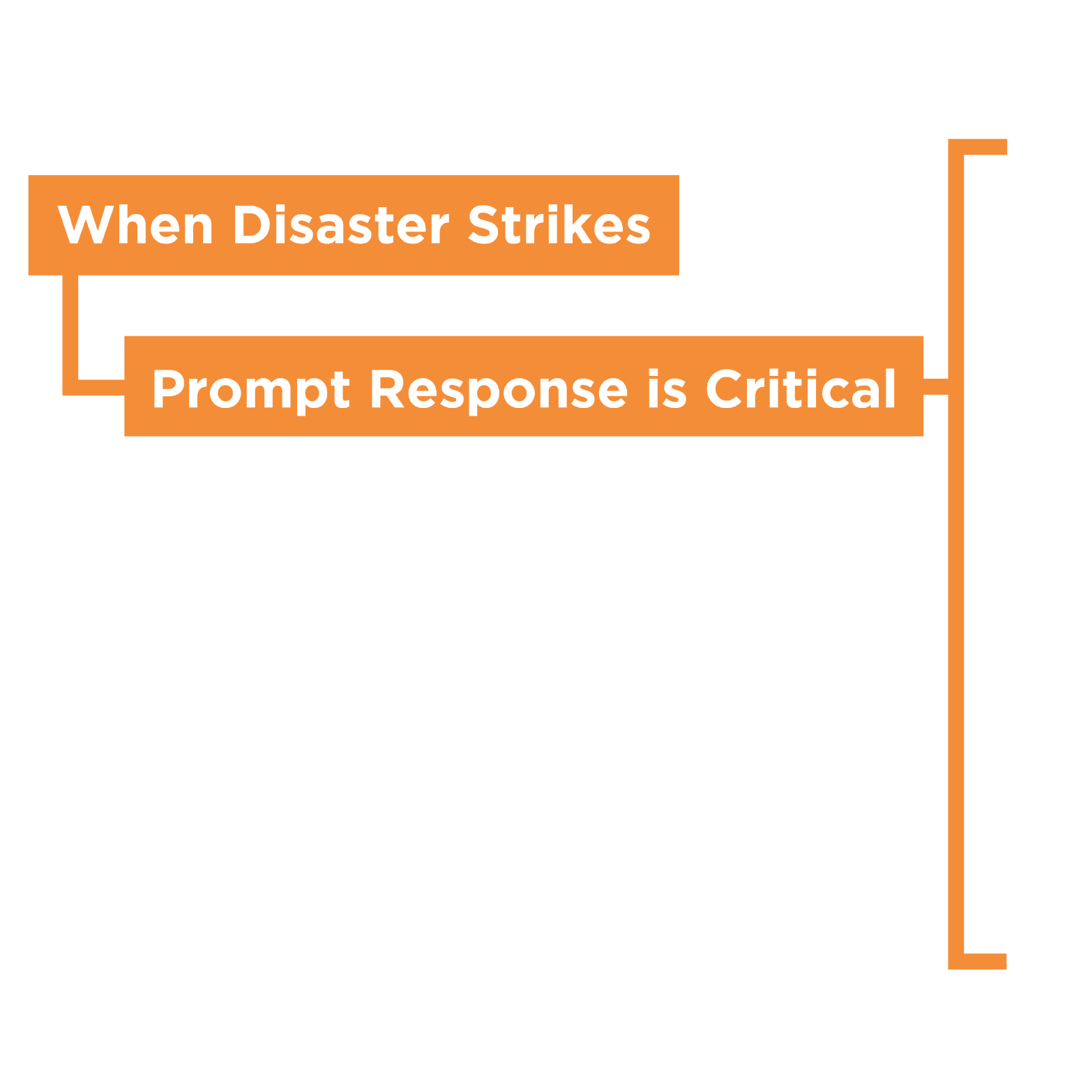 when disaster strikes prompt response is critical