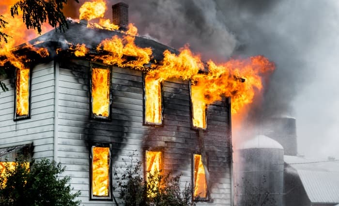 House on fire