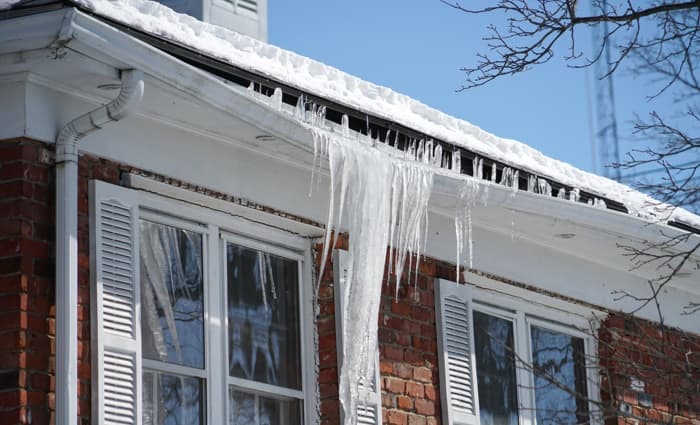 Winter Storm Damage to House / Freezing / Snow / Ice / Insurance Claim